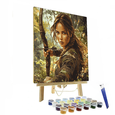 Jennifer Lawrence: The Effervescent Star Of Katniss Paint By Number