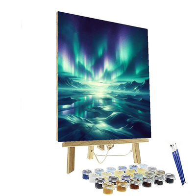 Glistening Arctic Aurora Paint By Numbers Art