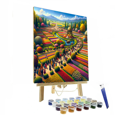 Tulip Festival - Keukenhof, Netherlands Painting By Numbers Kit