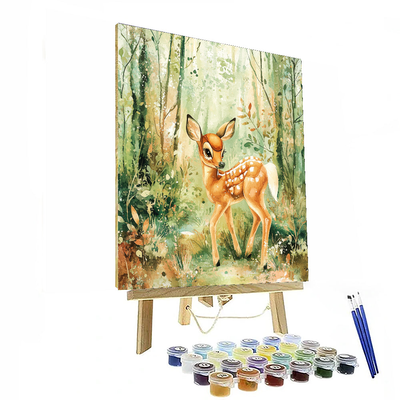 Bambi's Forest Exploration - Disney Inspired Paint By Color