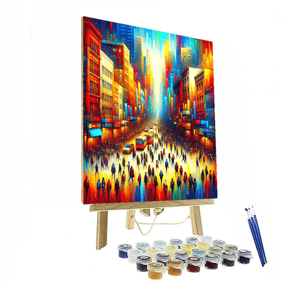 Vibrant Urban Scene Paint By Numbers Kits