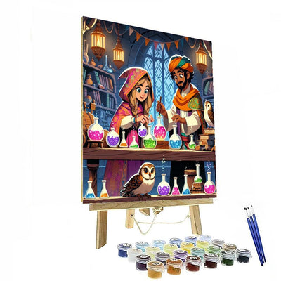 Mystic Wizard's Workshop Paint By Numbers