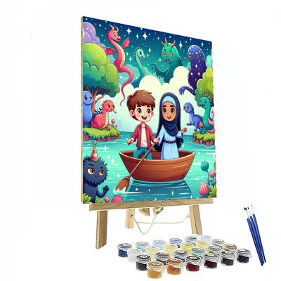 Enchanted River Journey Painting Number Kit