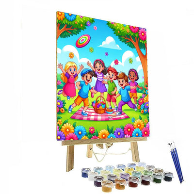 Joyful Park Day Paint By Number