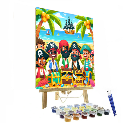 Mysterious Treasure Island Paint By Numbers Kits