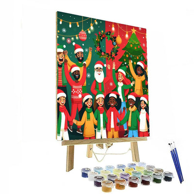 Vibrant Holiday Celebration Paint By Numbers Kits