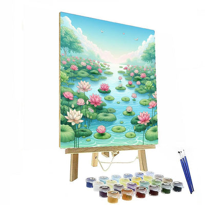 Whimsical Water Garden Paint By Numbers Kits