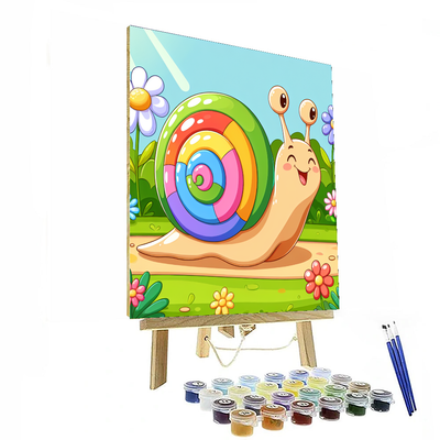 Snappy Snail Painting By Numbers Kit