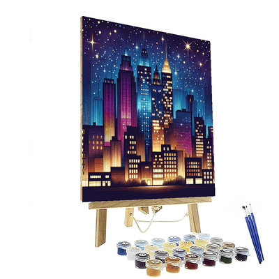 Radiant City Nights Painting Number Kit