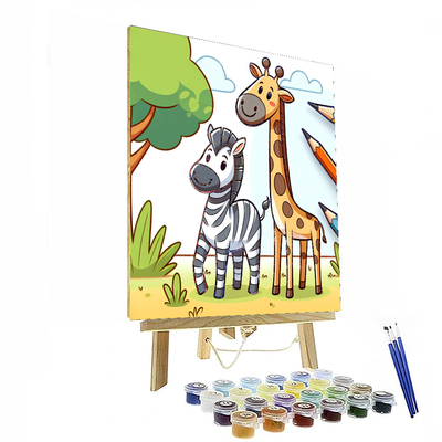 Safari Adventure Fun Paint By Numbers