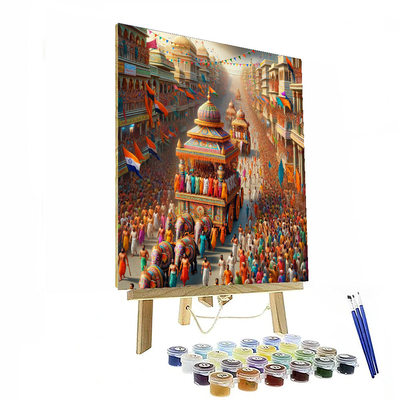 Rath Yatra - Puri, India Painting By Numbers Kit