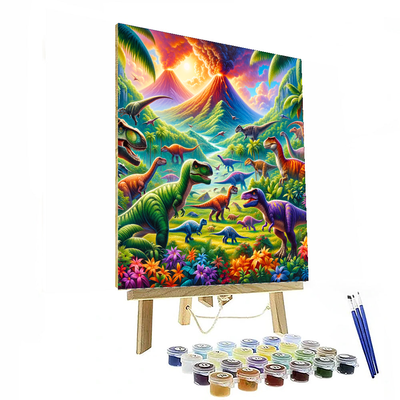 Adventurous Dino Safari Paint By Number