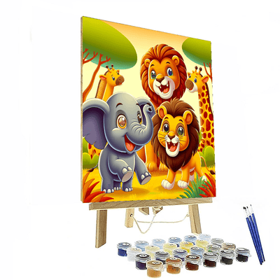 Animal Friends Painting By Numbers Kit