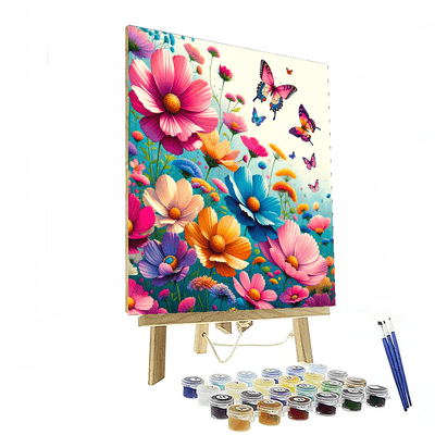 Exquisite Butterfly Garden Paint By Number