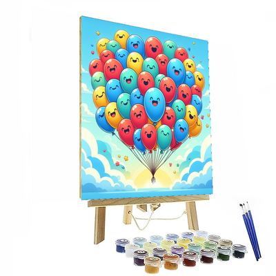 Bubbly Balloons Number Painting