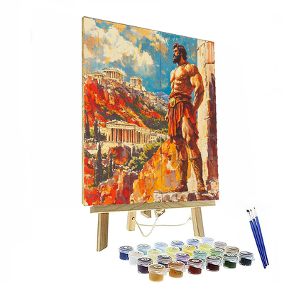 Hercules' Mythical Adventure - Disney Inspired Painting Number Kit