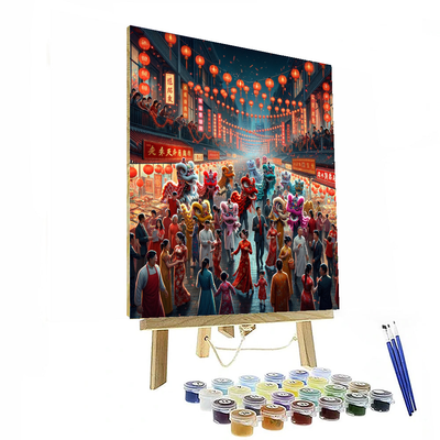 The Lunar New Year Festival Number Painting