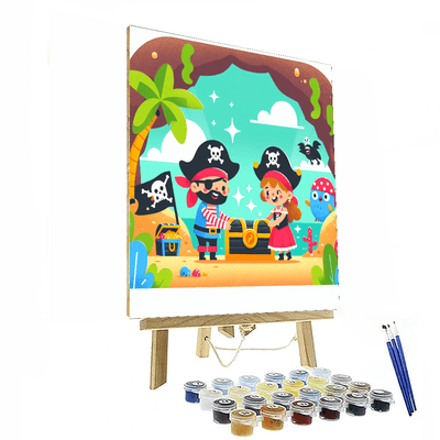 Pirate's Secret Cove Painting By Numbers Kit