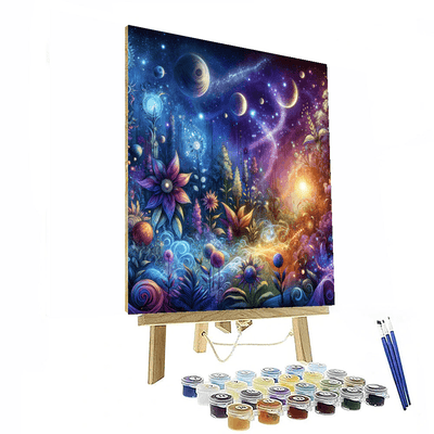 Magical Celestial Garden Paint By Numbers Art