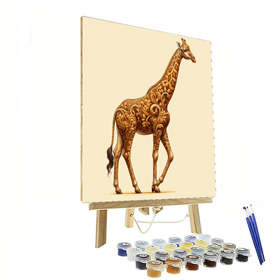 Giraffe Graceful Heights Paint By Number