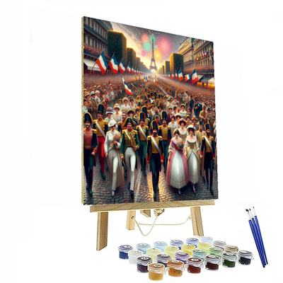 Bastille Day - Paris Paint By Numbers Art