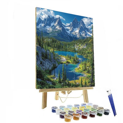 Jasper National Park - Alberta Painting Number Kit