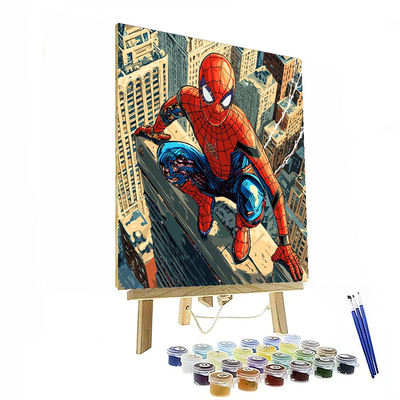 Tom Holland: Swinging Through The Marvel Universe Numbered Painting Kits