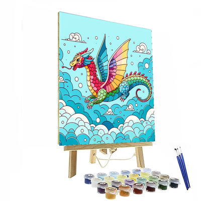 Colorful Dragon Paint By Number