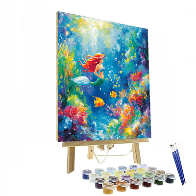 Ariel Under The Sea Adventure - Disney Inspired Numbered Painting Kits