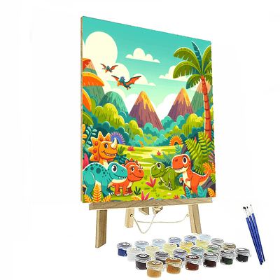 Dinosaur Discoveries Painting By Numbers Kit