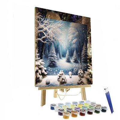 Winter Woodland Whimsy DIY Paint By Numbers