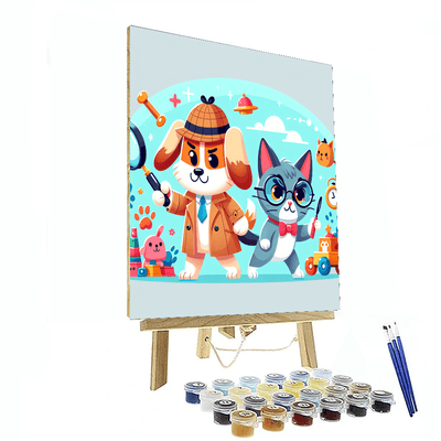 Pet Detective Adventures Number Painting