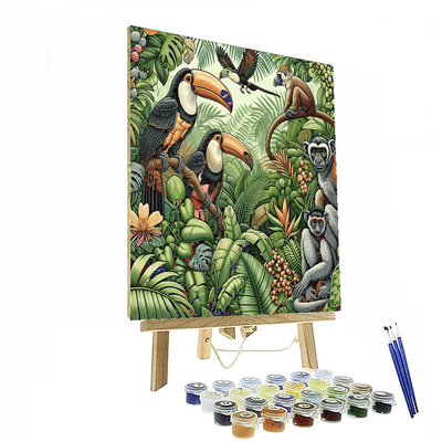 Exciting Jungle Expedition Numbered Painting Kits