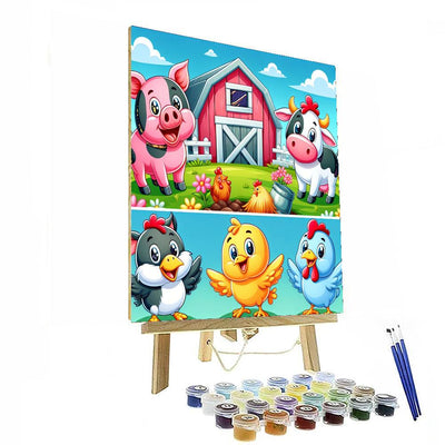 Fun At The Farmyard Paint By Color