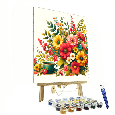 Radiant Summer Blossoms Paint By Numbers