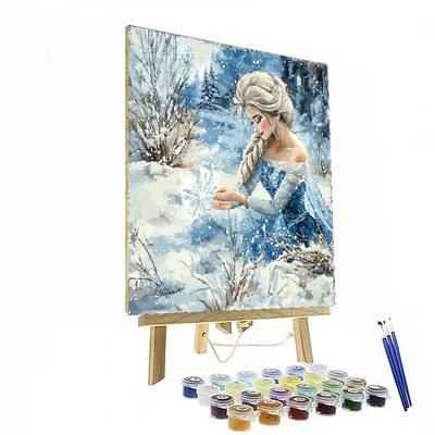 Elsa's Frozen Magic - Disney Inspired Number Painting