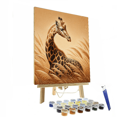 Giraffe Elegance Paint By Color