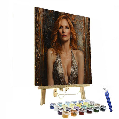 Jessica Chastain: The Bold Visionary Of Dramatic Roles Numbered Painting Kits