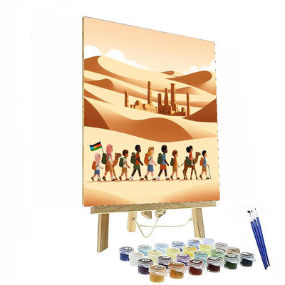 Desert Safari Adventure Paint By Numbers