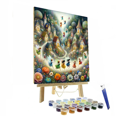 Enchanting Fairy Village Paint By Numbers