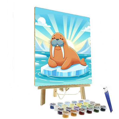 Whimsical Walrus Painting By Numbers Kit