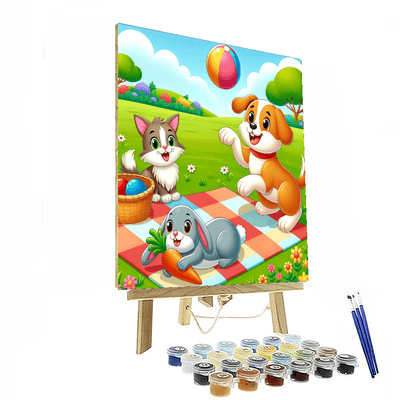 Pet Day Out Number Painting