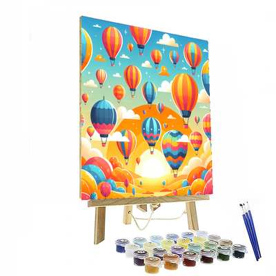 Sky High Adventures Painting By Numbers Kit