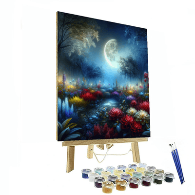 Mystic Midnight Garden Painting By Numbers Kit