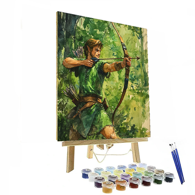 Robin Hood's Forest Escape - Disney Inspired Paint By Numbers Art