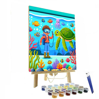 Undersea Explorer Adventure Paint By Number