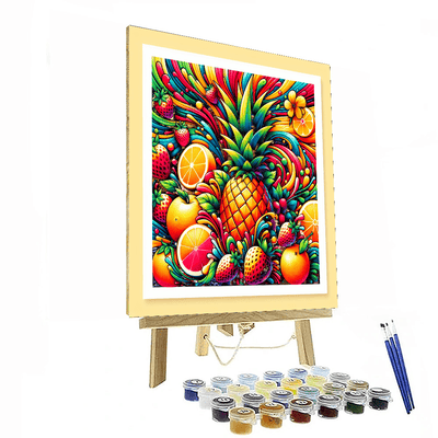 Funky Fruit Paint By Numbers