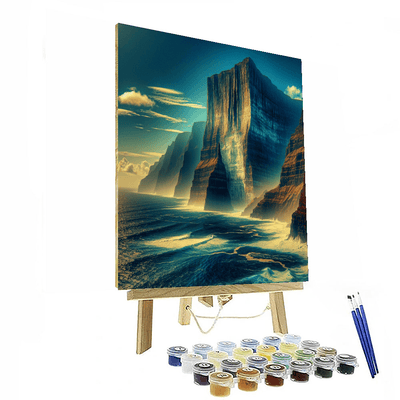 Majestic Coastal Cliffs Paint By Numbers