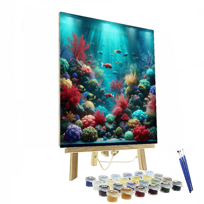 Magical Undersea Realm Painting Number Kit