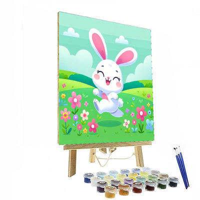 Giggles The Bunny Number Painting